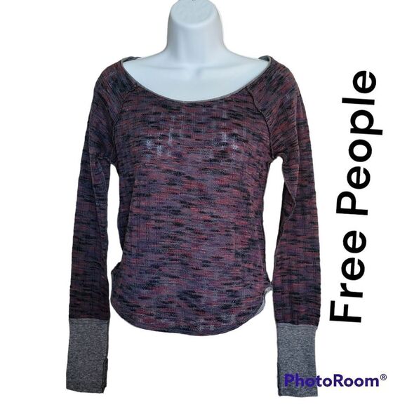 *Free People Women's spaced out long sleeve Ribbed sweater. Size XS, NWOT - Picture 1 of 10